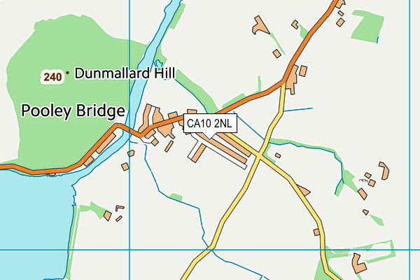 CA10 2NL map - OS VectorMap District (Ordnance Survey)