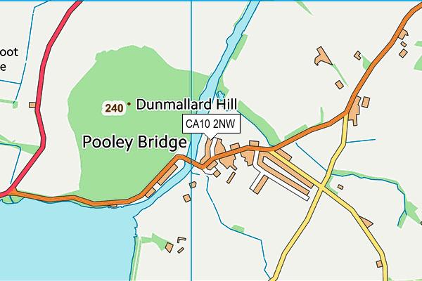 CA10 2NW map - OS VectorMap District (Ordnance Survey)