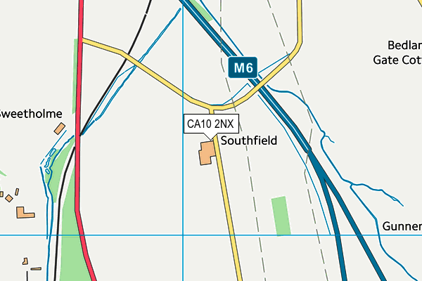 CA10 2NX map - OS VectorMap District (Ordnance Survey)