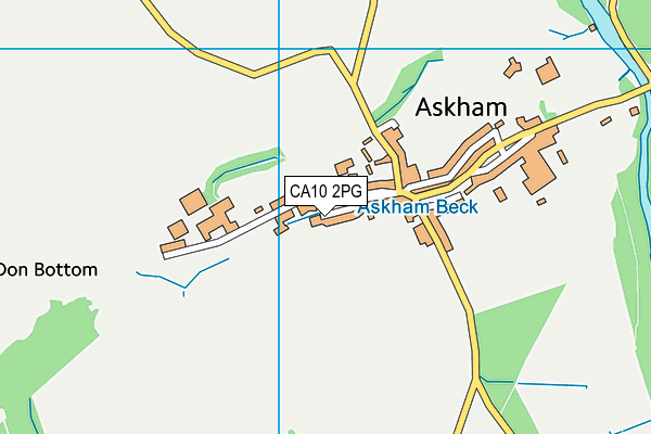 CA10 2PG map - OS VectorMap District (Ordnance Survey)