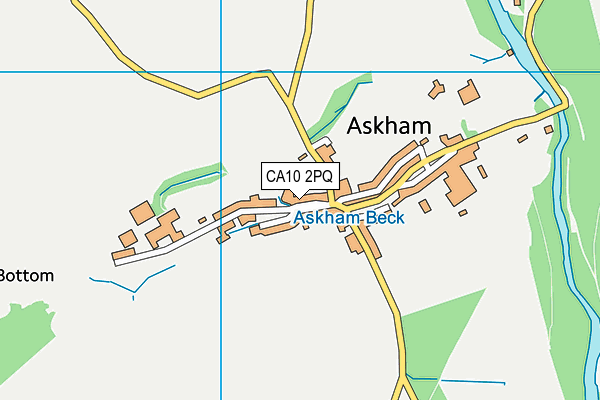 CA10 2PQ map - OS VectorMap District (Ordnance Survey)