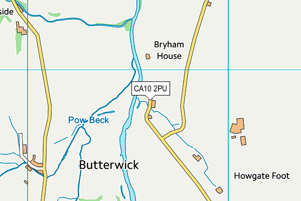 CA10 2PU map - OS VectorMap District (Ordnance Survey)