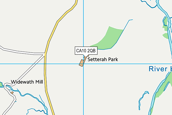 CA10 2QB map - OS VectorMap District (Ordnance Survey)