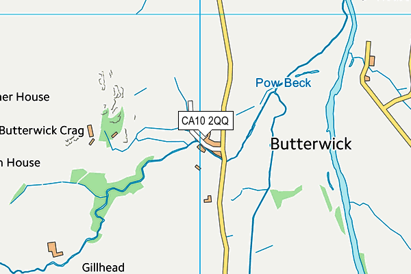 CA10 2QQ map - OS VectorMap District (Ordnance Survey)