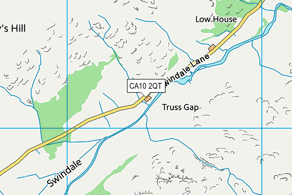 CA10 2QT map - OS VectorMap District (Ordnance Survey)