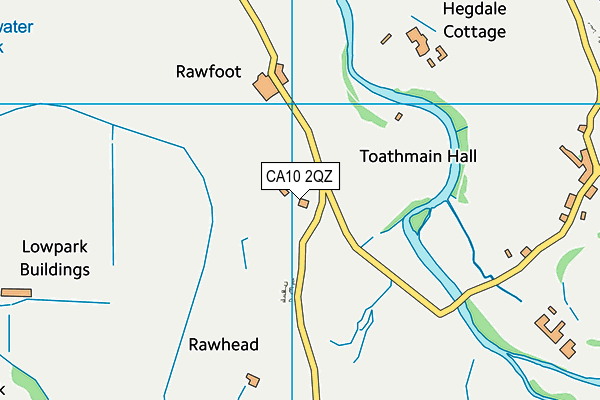 CA10 2QZ map - OS VectorMap District (Ordnance Survey)