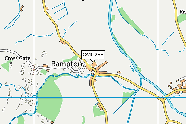 CA10 2RE map - OS VectorMap District (Ordnance Survey)