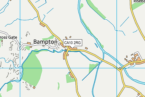 CA10 2RG map - OS VectorMap District (Ordnance Survey)