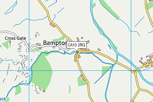 Bampton Endowed School (Closed) map (CA10 2RQ) - OS VectorMap District (Ordnance Survey)