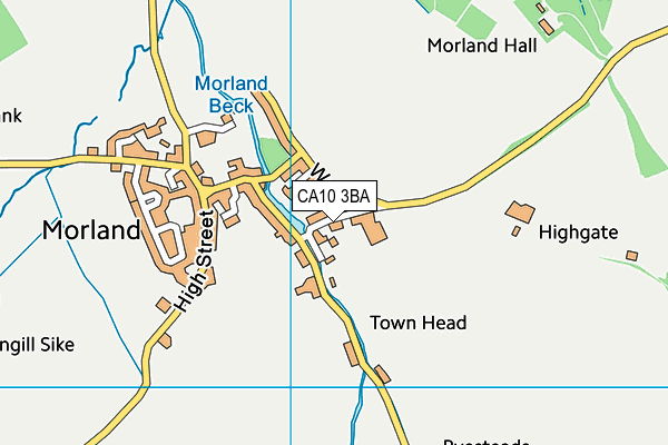 CA10 3BA map - OS VectorMap District (Ordnance Survey)