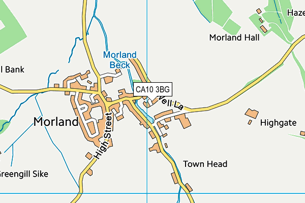 CA10 3BG map - OS VectorMap District (Ordnance Survey)