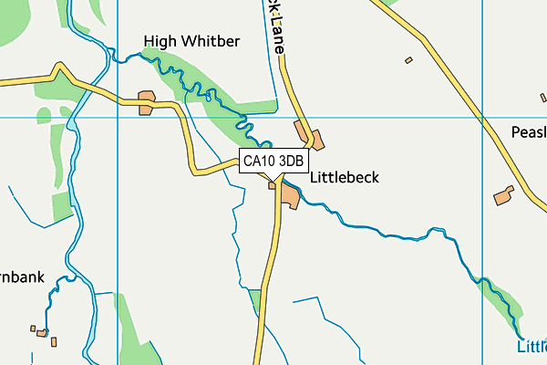 CA10 3DB map - OS VectorMap District (Ordnance Survey)