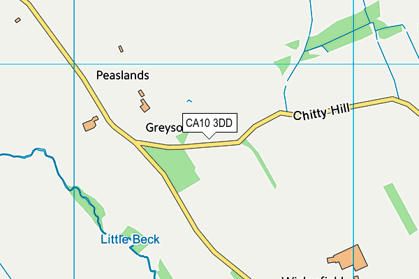 CA10 3DD map - OS VectorMap District (Ordnance Survey)