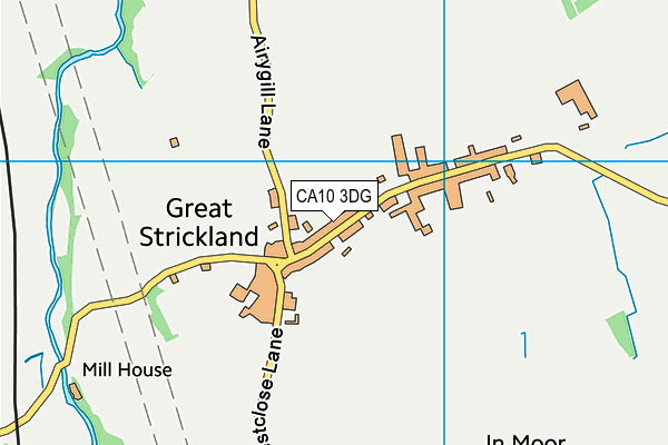 CA10 3DG map - OS VectorMap District (Ordnance Survey)