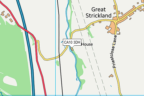 CA10 3DH map - OS VectorMap District (Ordnance Survey)