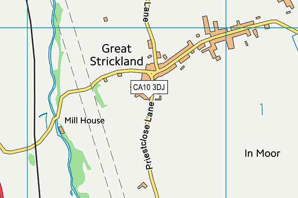 CA10 3DJ map - OS VectorMap District (Ordnance Survey)