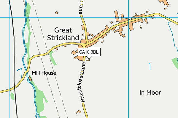 CA10 3DL map - OS VectorMap District (Ordnance Survey)