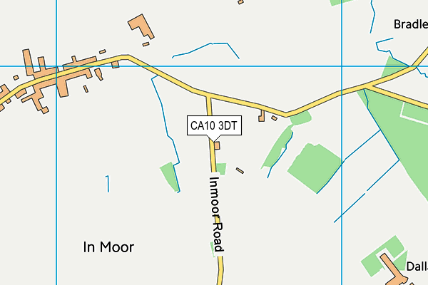 CA10 3DT map - OS VectorMap District (Ordnance Survey)