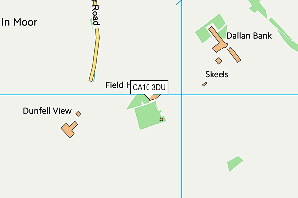 CA10 3DU map - OS VectorMap District (Ordnance Survey)