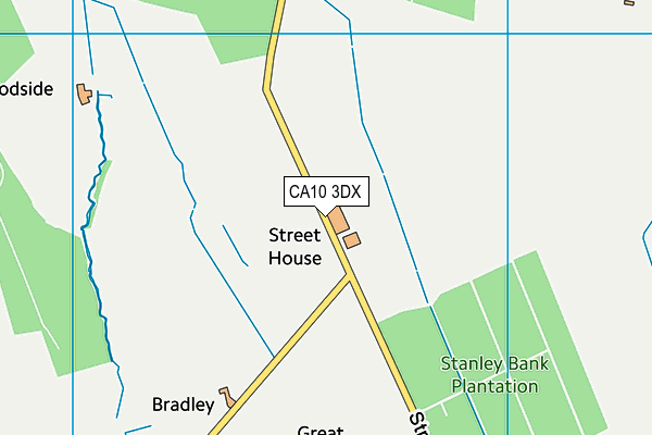 CA10 3DX map - OS VectorMap District (Ordnance Survey)