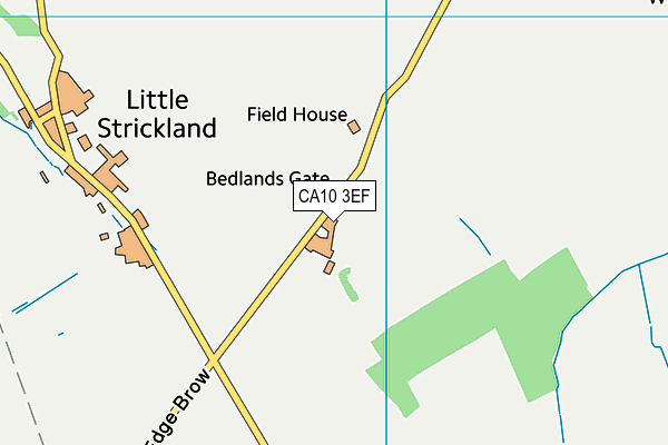 CA10 3EF map - OS VectorMap District (Ordnance Survey)