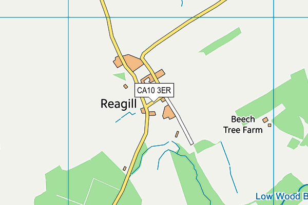 CA10 3ER map - OS VectorMap District (Ordnance Survey)