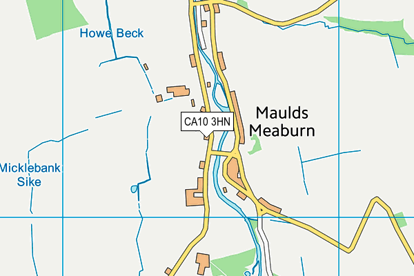 CA10 3HN map - OS VectorMap District (Ordnance Survey)