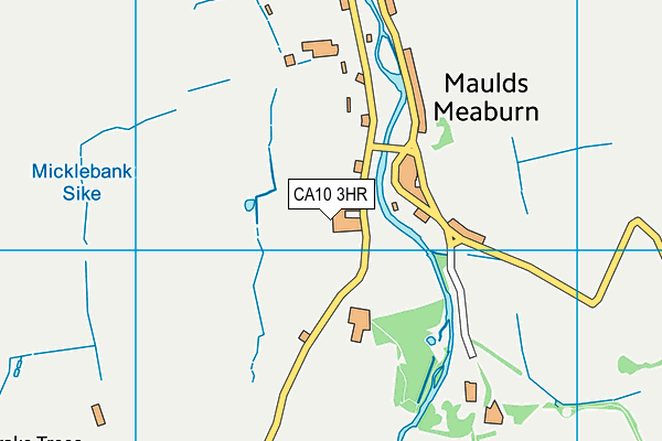 CA10 3HR map - OS VectorMap District (Ordnance Survey)