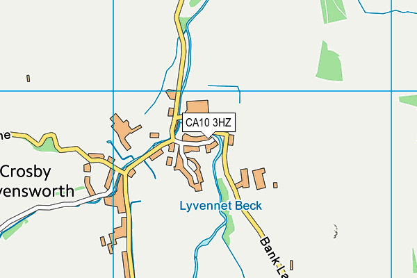 CA10 3HZ map - OS VectorMap District (Ordnance Survey)