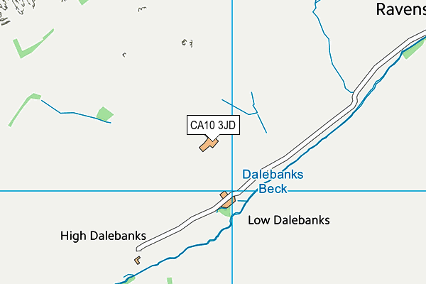 CA10 3JD map - OS VectorMap District (Ordnance Survey)