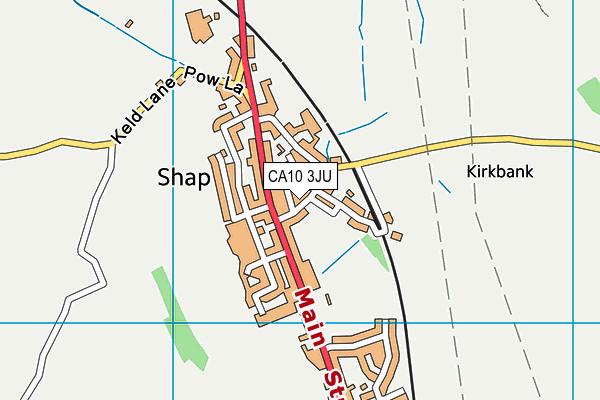 CA10 3JU map - OS VectorMap District (Ordnance Survey)