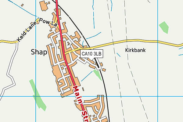 CA10 3LB map - OS VectorMap District (Ordnance Survey)