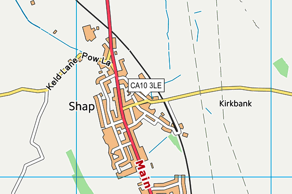 CA10 3LE map - OS VectorMap District (Ordnance Survey)