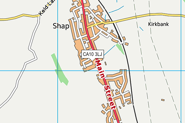 CA10 3LJ map - OS VectorMap District (Ordnance Survey)