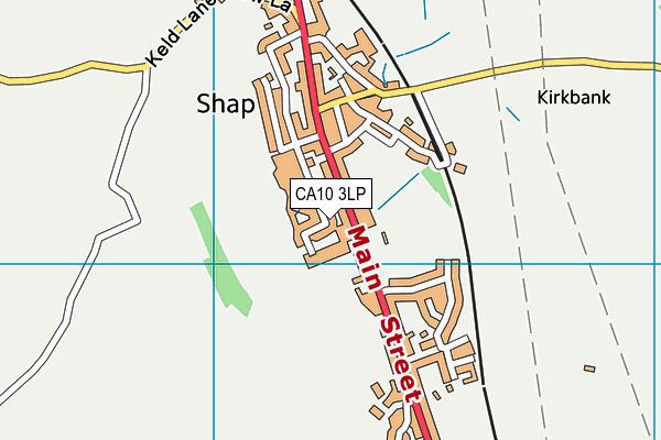 CA10 3LP map - OS VectorMap District (Ordnance Survey)