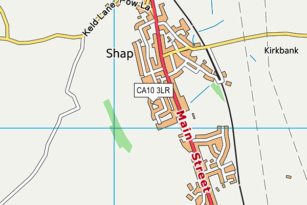 CA10 3LR map - OS VectorMap District (Ordnance Survey)