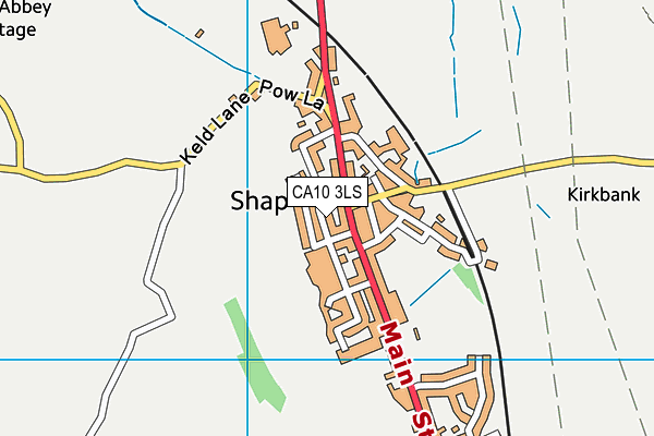 CA10 3LS map - OS VectorMap District (Ordnance Survey)