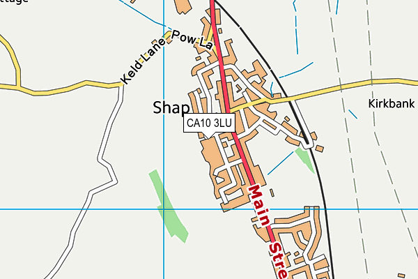 CA10 3LU map - OS VectorMap District (Ordnance Survey)