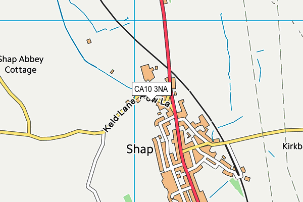 CA10 3NA map - OS VectorMap District (Ordnance Survey)