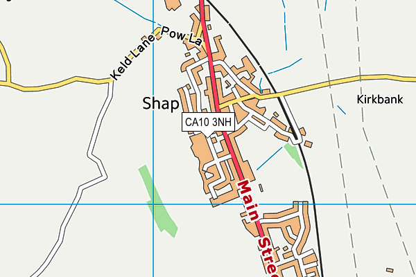 CA10 3NH map - OS VectorMap District (Ordnance Survey)