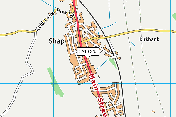 CA10 3NJ map - OS VectorMap District (Ordnance Survey)