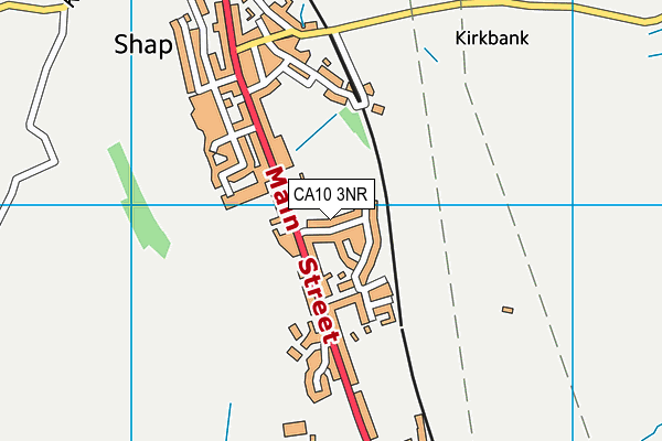 CA10 3NR map - OS VectorMap District (Ordnance Survey)