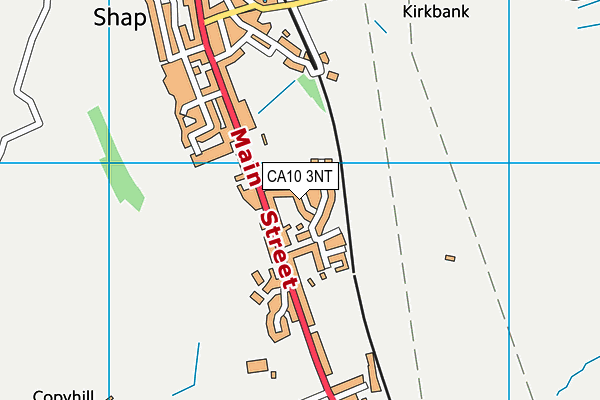 CA10 3NT map - OS VectorMap District (Ordnance Survey)