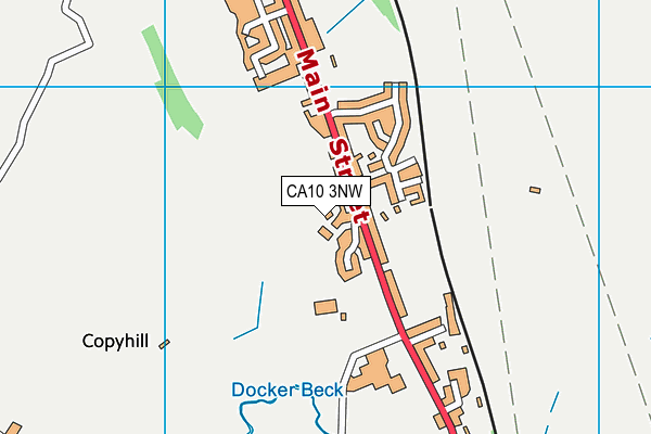 CA10 3NW map - OS VectorMap District (Ordnance Survey)