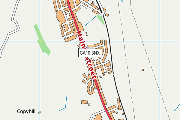 CA10 3NX map - OS VectorMap District (Ordnance Survey)