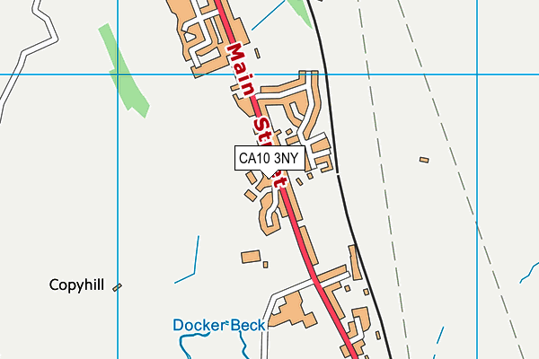 CA10 3NY map - OS VectorMap District (Ordnance Survey)