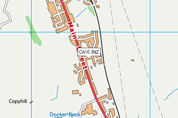 CA10 3NZ map - OS VectorMap District (Ordnance Survey)