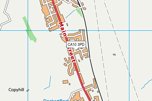 CA10 3PD map - OS VectorMap District (Ordnance Survey)