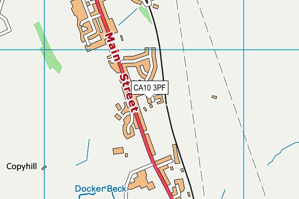 CA10 3PF map - OS VectorMap District (Ordnance Survey)