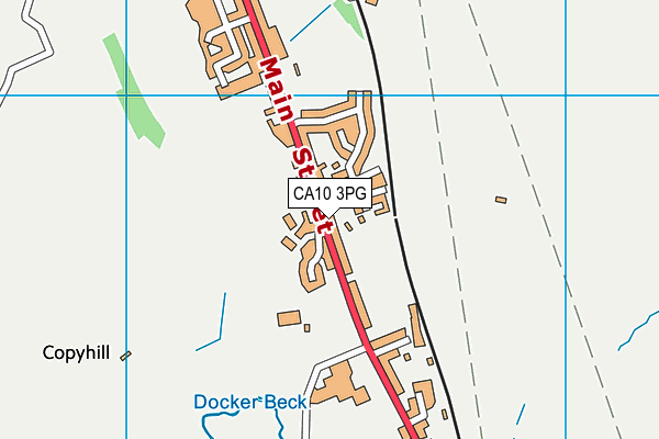 CA10 3PG map - OS VectorMap District (Ordnance Survey)